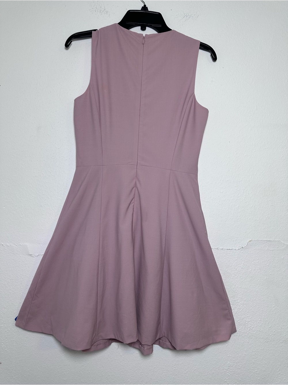 Theory VirginWool Blend Sleeveless Classic Fit and Flare Mini Dart Dress Size 4 - Picture 3 of 14